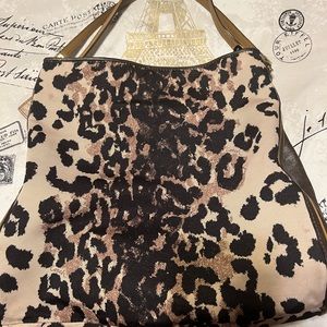 Leopard Coach Tote Bag